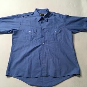 HORACE SMALL,  Uniform Shirts  XL Blue Short Sleeve